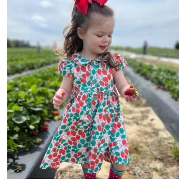 Little Miss Marmalade Vintage "Love You Berry Much" Nellie Dress Size 14 - Picture 10 of 11